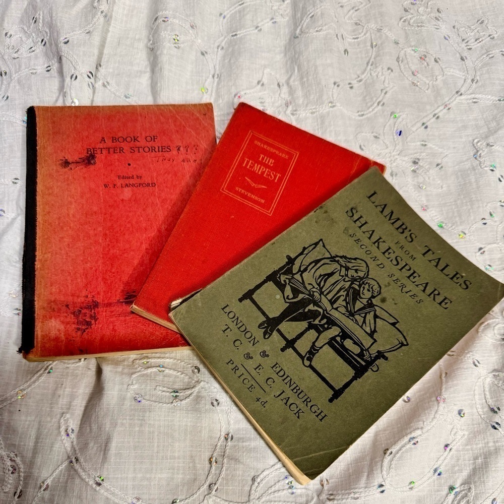 Antique Paperback Canadian School Books Literature English 1927-1949